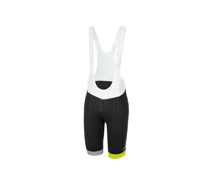 Spodenki rowerowe zeroRH+ Prime BLACK/FLUO YELLOW/REFLEX - XL