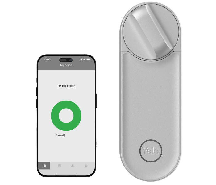 Yale Linus Smart Lock L2 Silver EFIGS 05/103210/SI Inteligentny Zamek Wi‑Fi Bluetooth Matter Auto‑Lock