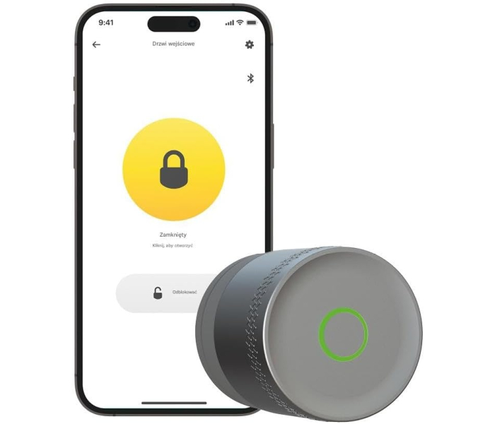 Yale Linus L2 Lite Silver Inteligentny Zamek Matter Bluetooth 05/109100/SI