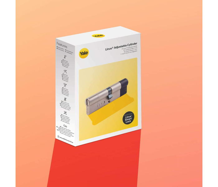 Yale Linus Adjustable Cylinder 05/501000/SN regulowana wkładka do drzwi kompatybilna ze smart zamkiem Linus