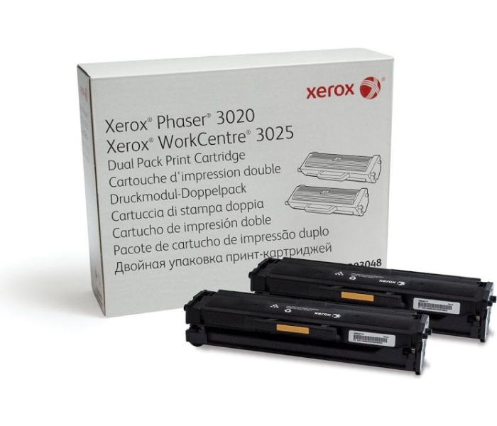 Xerox toner pro 3020 3025 3000stron czarny dual pack 106R03048