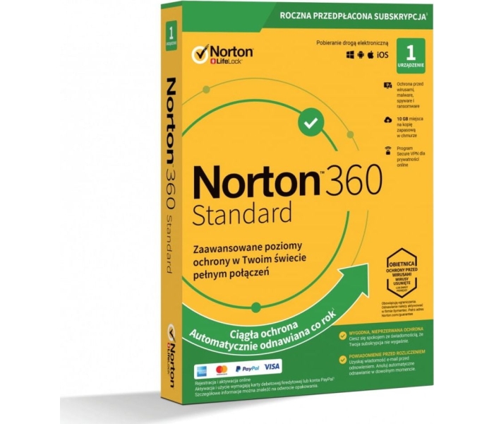 Symantec Norton 360 Standard 1U 1Y