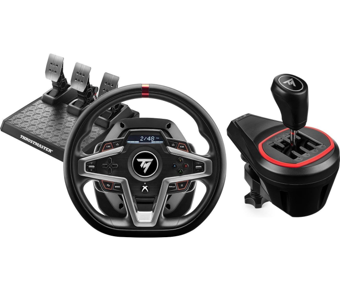 Thrustmaster T248 Xbox/PC 4460182 + TH8S 4060256 Kierownica z pedałami i lewarkiem
