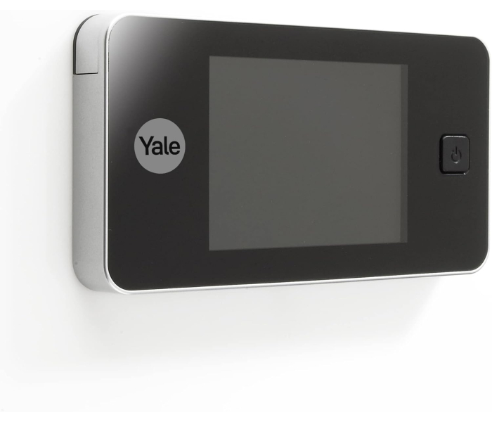 Yale DDV 500 45-0500-1432-00-6011 elektroniczny wizjer drzwiowy 3.2" kąt widzenia 105° srebrno‑czarny