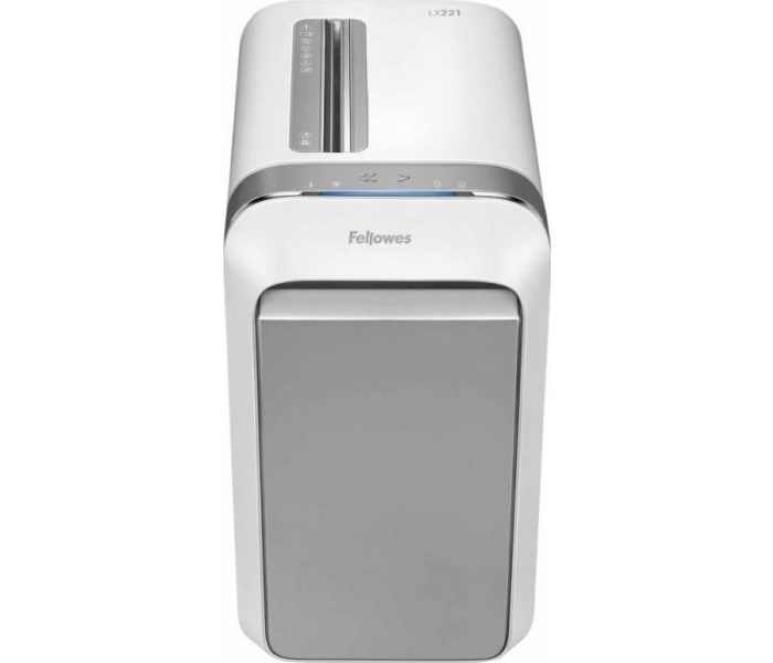 Fellowes Niszczarka LX221 biała P-5 ścinki 2x12mm