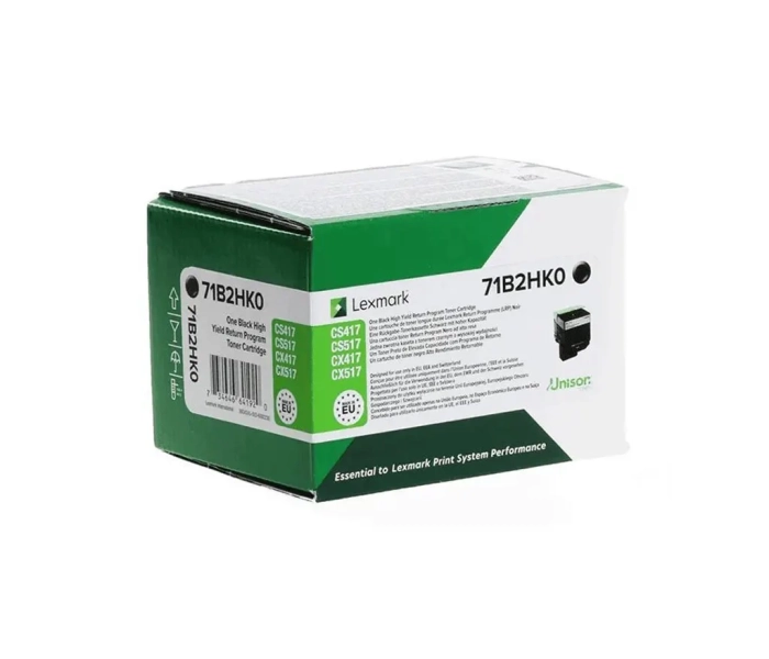 Lexmark 71B2HK0 Toner Czarny Black Oryginalny 6000 stron CS417 CX417 CS517