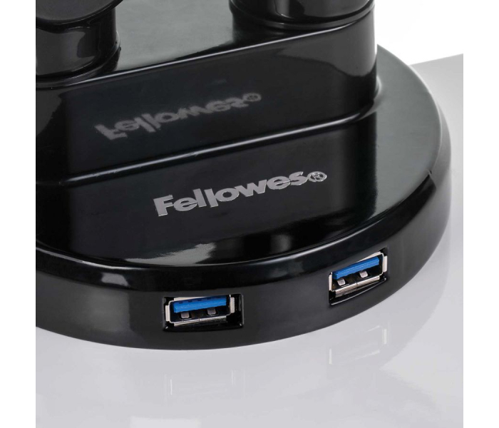 Fellowes ramię na 1 monitor - seria Platinum, czarne 8043301