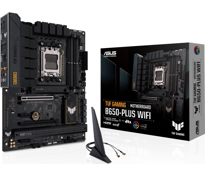 Asus TUF GAMING B650-PLUS WIFI AM5 DDR5 PCIe 5.0 M.2 WiFi 6 2.5Gb LAN 90MB1BZ0-M0EAY0