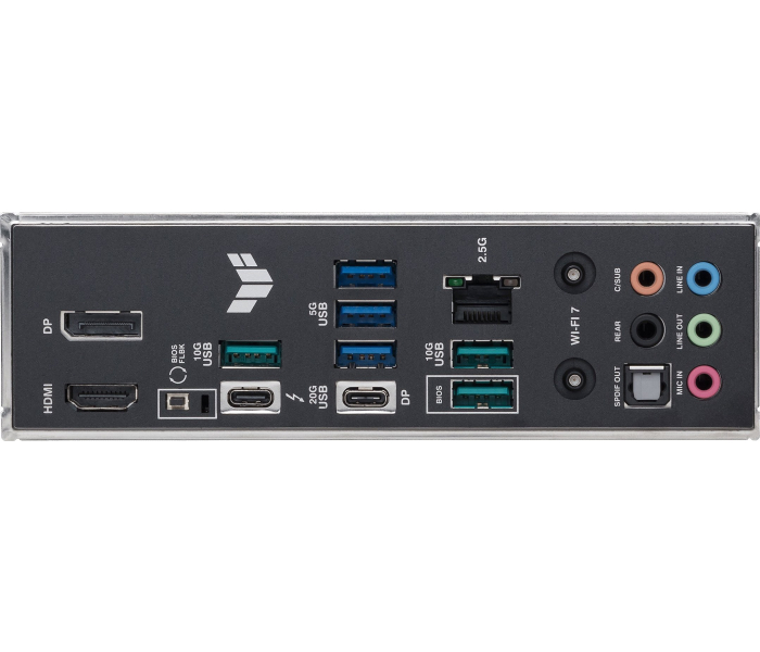 Asus TUF Gaming Z890-Plus WiFi LGA1851 DDR5 PCIe 5.0 WiFi 7 Thunderbolt 4 90MB1IQ0-M0EAY0