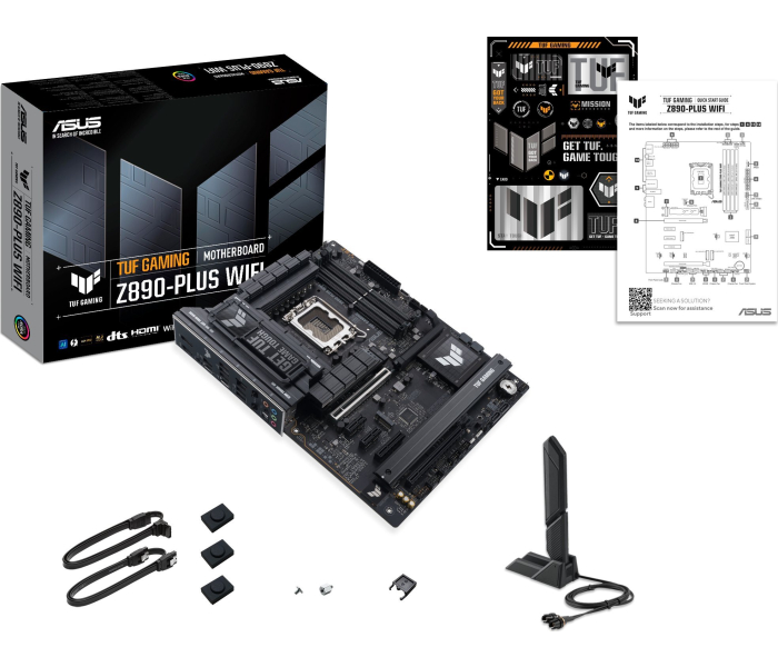 Asus TUF Gaming Z890-Plus WiFi LGA1851 DDR5 PCIe 5.0 WiFi 7 Thunderbolt 4 90MB1IQ0-M0EAY0
