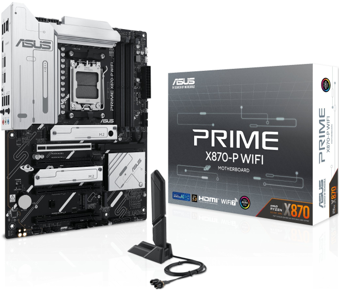 Asus PRIME X870-P WiFi AM5 DDR5 PCIe 5.0 WiFi 7 USB4 ATX 90MB1IS0-M0EAY0
