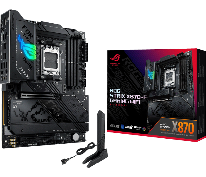 Asus ROG Strix X870-F Gaming WiFi AM5 DDR5 PCIe 5.0 WiFi 7 USB4 90MB1IV0-M0EAY0
