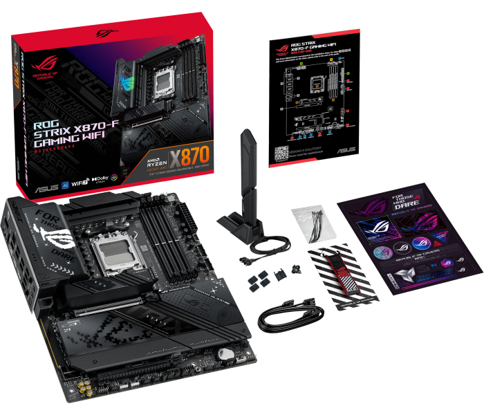 Asus ROG Strix X870-F Gaming WiFi AM5 DDR5 PCIe 5.0 WiFi 7 USB4 90MB1IV0-M0EAY0