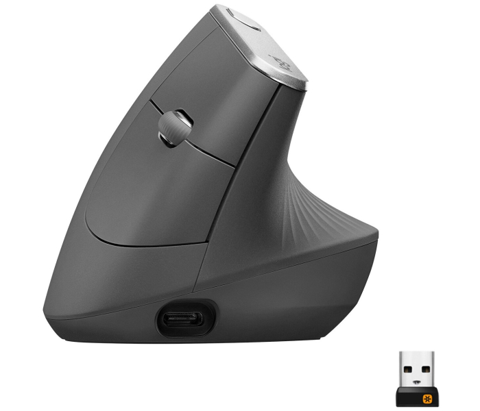 Logitech MX Vertical Optical Black 910-005448 – ergonomiczna mysz bezprzewodowa 4000 DPI Unifying Bluetooth