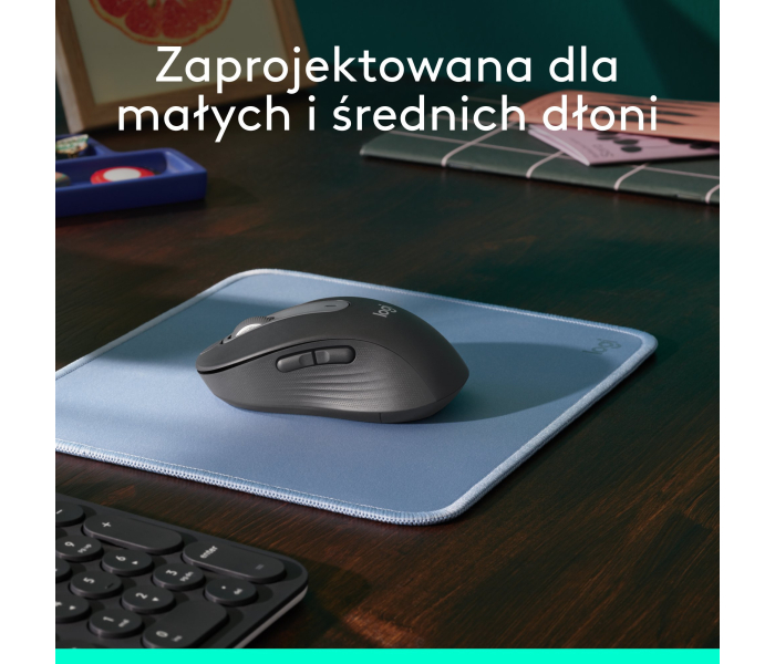 Mysz bezprzewodowa Logitech Signature M650 Gray cicha precyzyjna