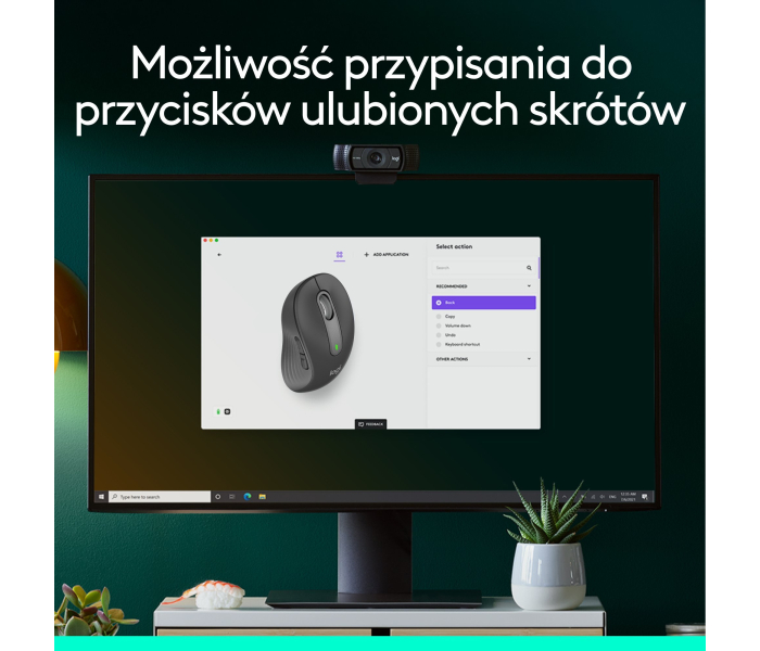Mysz bezprzewodowa Logitech Signature M650 Gray cicha precyzyjna