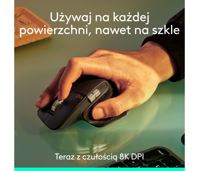 Mysz Bezprzewodowa Logitech MX Master 3S Graphite Cicha 8000DPI Bluetooth