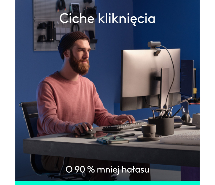 Mysz Bezprzewodowa Logitech MX Master 3S Graphite Cicha 8000DPI Bluetooth
