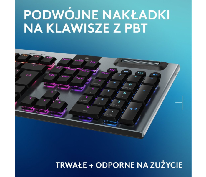 Klawiatura mechaniczna Logitech G915 X Lightspeed Tactile Low Profile RGB