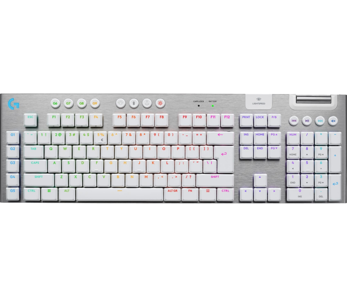 Logitech G915 X Lightspeed GL Tactile White 920-012690 – bezprzewodowa klawiatura mechaniczna RGB