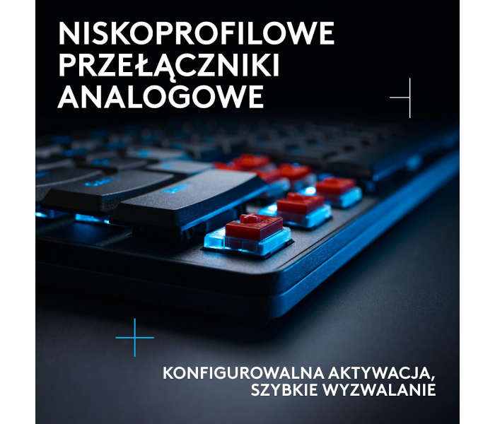Logitech G515 TKL Rapid GL Linear 920-013861 – analogowa klawiatura gamingowa TKL 8 kHz RGB