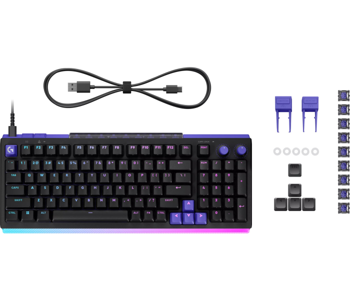 Logitech G512 X 98 Analog TMR 920-013980 – mechaniczna klawiatura gamingowa 8 kHz RGB Dual Swap