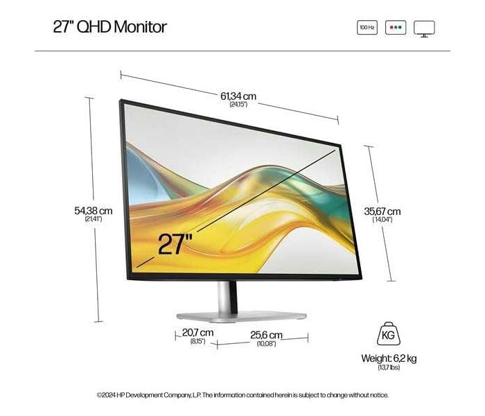 HP Inc. Monitor S5 Pro 527pq QHD 9D9S0UT