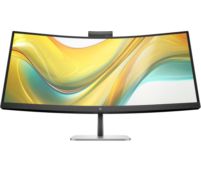 HP Series 5 Pro 34" WQHD USB-C Conferencing Monitor (S5 Pro 534pm / 9E0Z2UT) – zakrzywiony monitor dokujący do pracy i konferencji