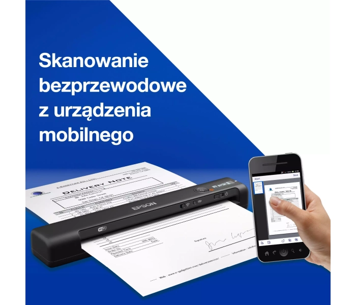 Skaner Epson WorkForce ES-60W Przenośny Mobilny WiFi A4 Bateria B11B253401