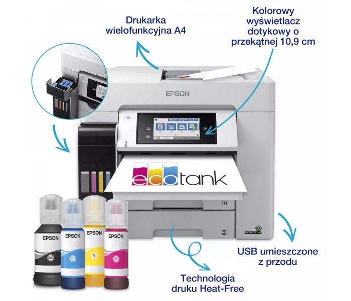 Urządzenie wielofunkcyjne Epson EcoTank L6580 A4 WiFi LAN ADF Duplex