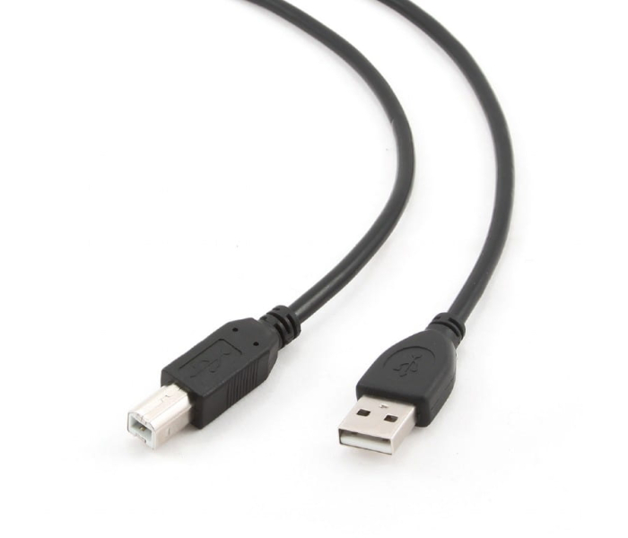 Gembird Kabel USB 2.0 typ A-B 1.8m Czarny CCP-USB2-AMBM-6 Drukarkowy