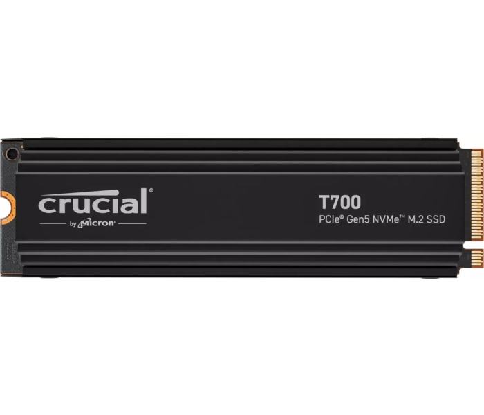Crucial T700 4TB SSD M.2 2280 PCIe 5.0 x4 NVMe 12400/11800 MB/s CT4000T700SSD5