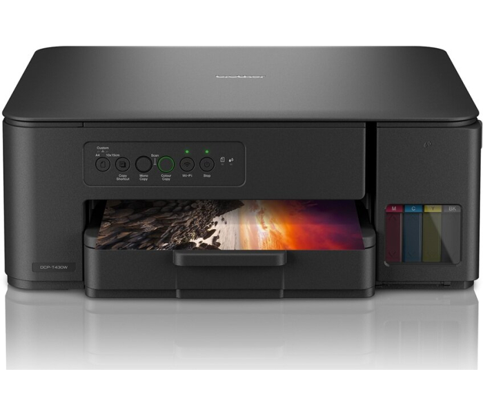 Drukarka Brother DCP-T430W InkBenefit WiFi Skaner Kolorowa A4 Zestaw Tuszy