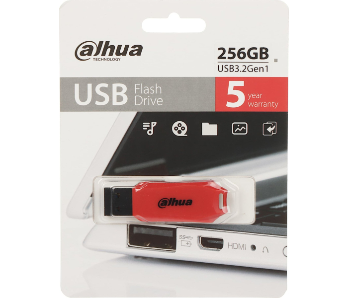 Pendrive Dahua Technology USB-U176-31-256G 256GB USB 3.2 Gen 1 DHI-USB-U176-31-256G