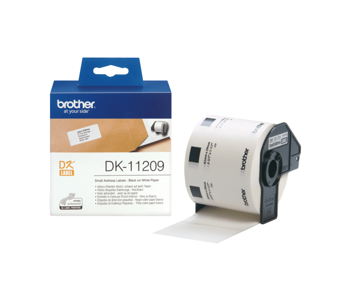 Brother DK-11209 Etykiety 29 × 62 mm 800 szt. do QL DK11209
