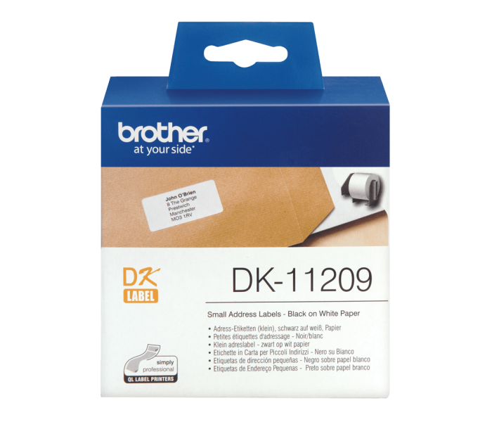 Brother DK-11209 Etykiety 29 × 62 mm 800 szt. do QL DK11209