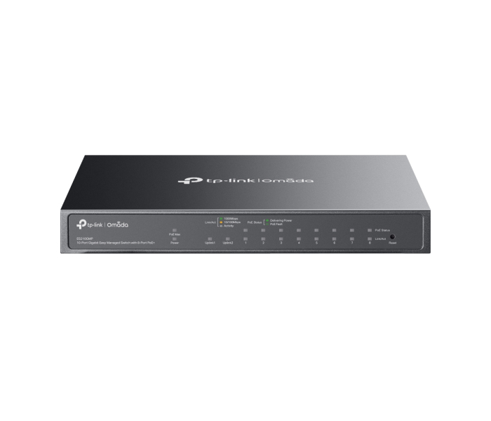 TP-LINK Przełącznik 10-Port Gigabit 8-Port PoE+ ES210GMP