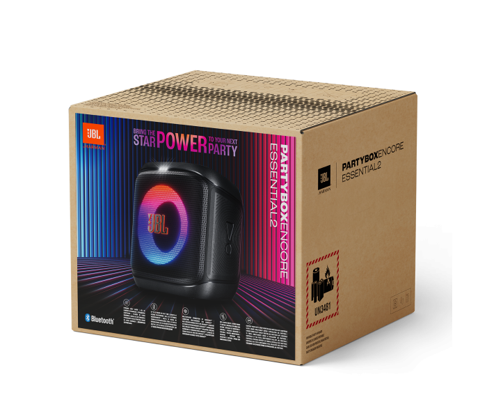 JBL Głośnik Imprezowy PartyBox Encore Essential 2 Czarny JBLPBENCOREESS2EP
