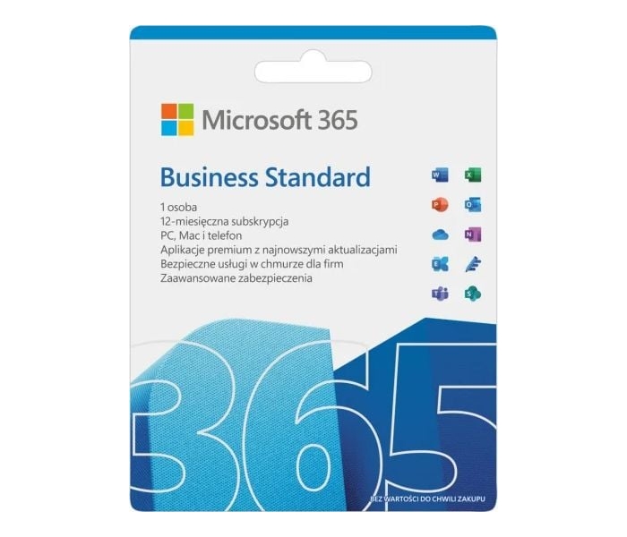 Microsoft ESD Microsoft 365 Business Standard 1Y 1U Win/Mac 32/64bit AllLng DwnLd