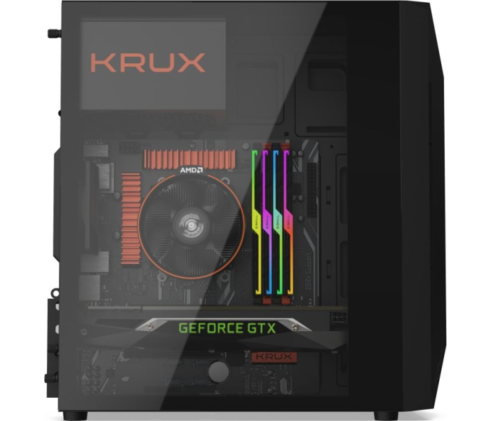 KRUX Astro ARGB Obudowa Komputerowa Mesh Tempered Glass MicroATX Mini-ITX KRX0016