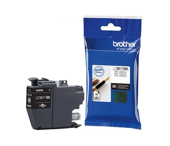 Brother LC-3617BK – oryginalny tusz czarny o wydajności do 550 stron (12,5 ml) LC3617BK
