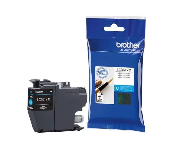 Brother LC-3617C – oryginalny tusz błękitny Cyan o wydajności do 550 stron (7,2 ml) LC3617C