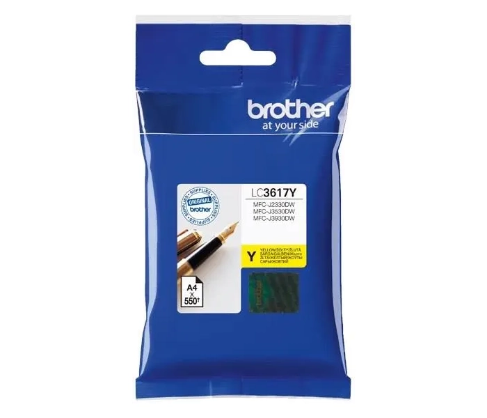 Brother Tusz LC-3617C, yellow, 550s, 7,2ml LC3617Y