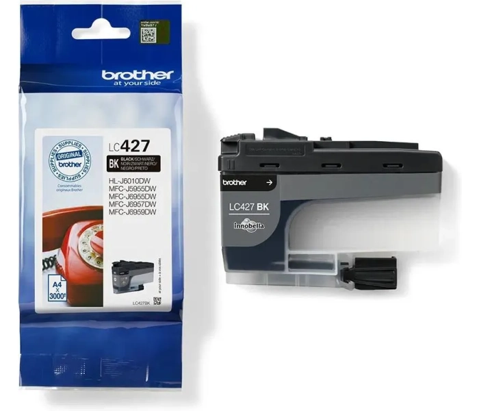 Brother LC427BK tusz czarny Black 3000 stron oryginalny wkład atramentowy