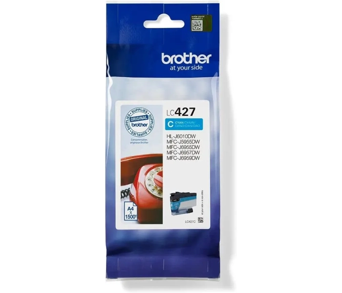 Brother LC427C tusz cyan 1500 stron oryginalny wkład atramentowy