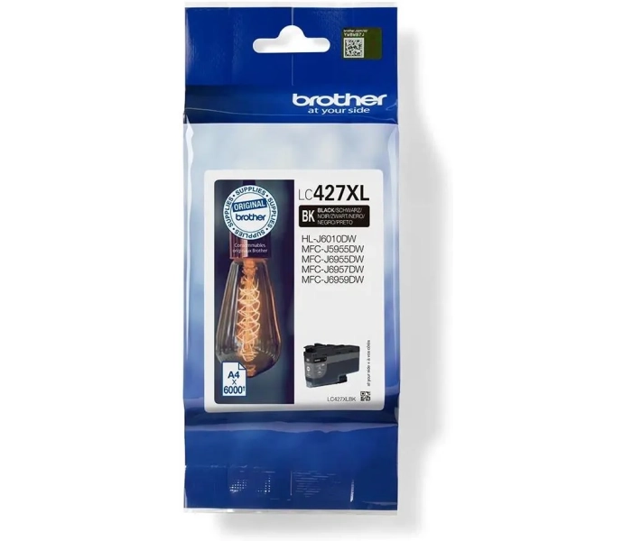 Tusz oryginalny Brother LC427XLBK Czarny XL 6000str MFC-J5955DW