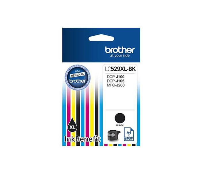 Brother LC529XLBK Tusz Czarny Oryginalny 2400 stron do DCP-J100 DCP-J105