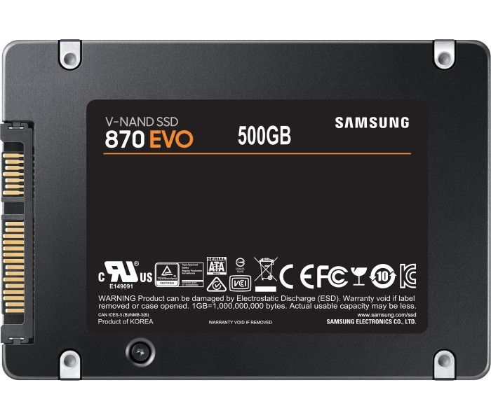 Dysk SSD Samsung 870 EVO 500GB SATA III 2,5 cala MZ-77E500B/EU Oryginalny