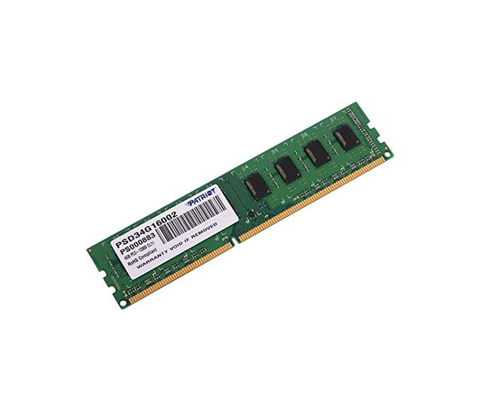 Patriot Signature DDR3 4GB 1600MHz CL11 DIMM PC3-12800 PSD34G16002