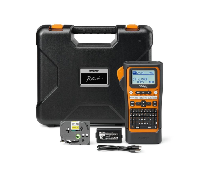 Drukarka etykiet Brother P-touch PT-E310BTVP walizka zasilacz etykieciarka